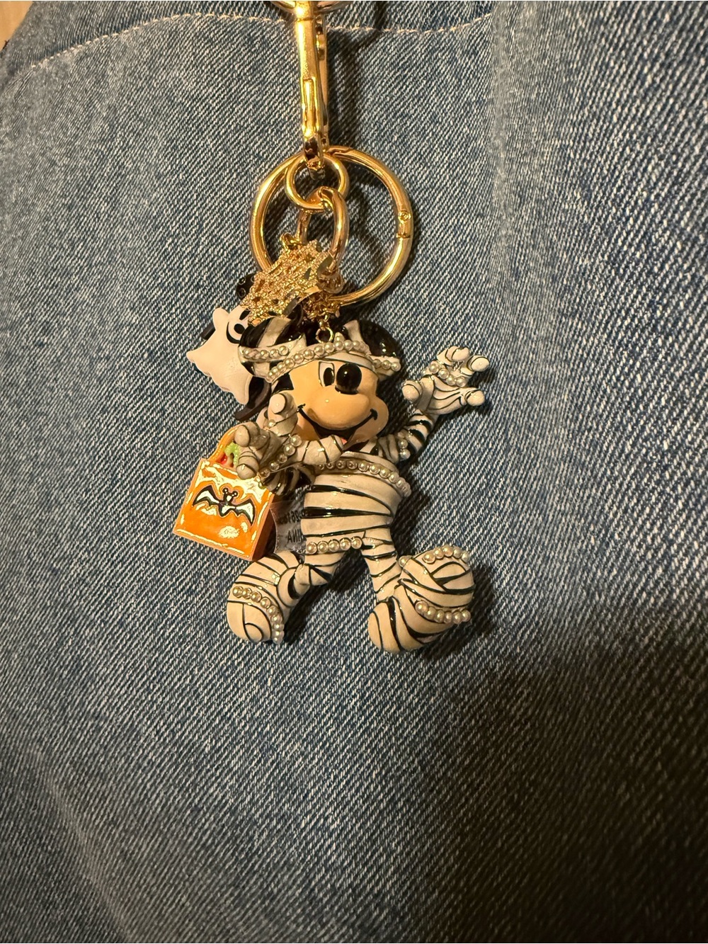Mickey Mouse Mummy Halloween bag charm - Picture 4 of 7